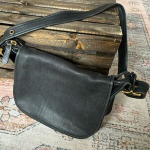 Vintage Coach Saddle Purse